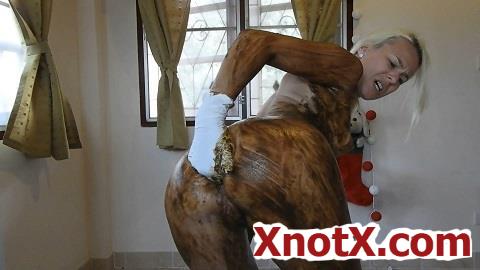 Scat Body Smear With Rubber Gloves On / MissAnja / 22-08-2019 [FullHD/1080p/MP4/1.56 GB] by XnotX
