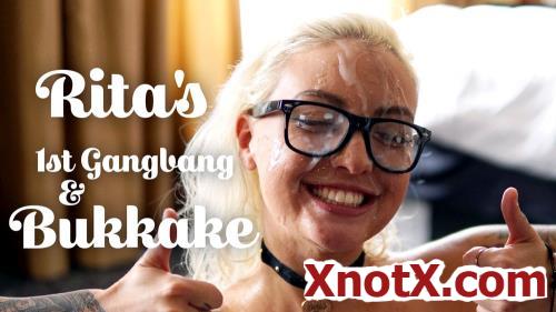 Rita's 1st Gangbang & Bukkake / Rita / 14-12-2019 [HD/720p/MP4/1.32 GB] by XnotX