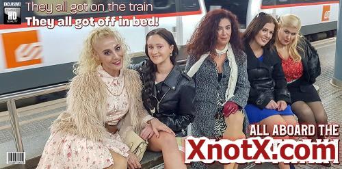 Five old and young lesbians all aboard the pussy train / Gina Ferocious (EU) (19), Montse Swinger (EU) (40), Musa Libertina (EU) (53), Yelena Vera (48), Zazel Paradise (EU) (52) / 09-02-2020 [SD/540p/MP4/569 MB] by XnotX