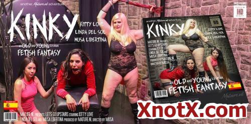 Kitty Love (21), Linda del Sol (EU) (33), Musa Libertina (EU) (54) / Mature Mistress Musa Libertina dominates a mom and a teeny babe into kinky lesbian sex (FullHD/1080p) 11-05-2020