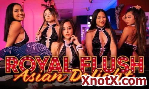 Asian Delight Royal Flush / Lulu Chu, Vina Sky, Luna Mills, Alona Bloom, Alexia Anders / 08-12-2020 [3D/UltraHD 2K/2040p/MP4/14.4 GB] by XnotX