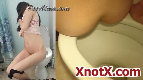 Toilet slave swallows Alina shit from toilet / Poo Alina / 21-01-2021 [FullHD/1080p/MP4/403 MB] by XnotX