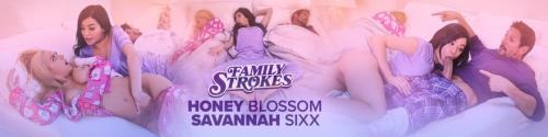My Step Parents Seduced Me / Savannah Sixx, Honey Blossom / 20-02-2020 [HD/720p/MP4/980 MB] by XnotX