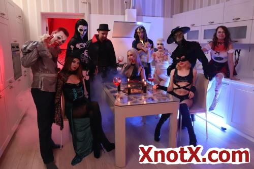 Halloween: Orgy of the dark forces Faplex / Foxy Slave, Altera Pars, Milka, Luna Haze, Amelia Lucs / 31-10-2021 [HD/720p/MP4/2.58 GB] by XnotX