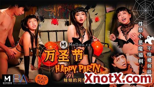 Halloween. Sister's classmates [RAS-105] [uncen] / Amateurs / 02-11-2021 [HD/720p/MP4/635 MB] by XnotX