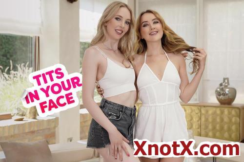 Tits in Your Face / Anna Joy, Carolina Savage / 19-09-2022 [3D/UltraHD 2K/1440p/MP4/4.33 GB] by XnotX