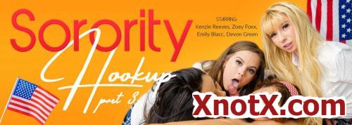 Sorority Hookup Part 3 / Devon Green, Emily Blacc, Kenzie Reeves, Zoey Foxx / 10-06-2024 [3D/UltraHD 4K/3840p/MP4/22.2 GB] by XnotX