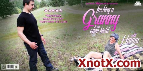 73 year old grandma Hanna D. seduced a younger stranger to fuck her in an open field / Hanna D (73), Roberto (30) / 28-07-2024 [FullHD/1080p/MP4/1.25 GB] by XnotX