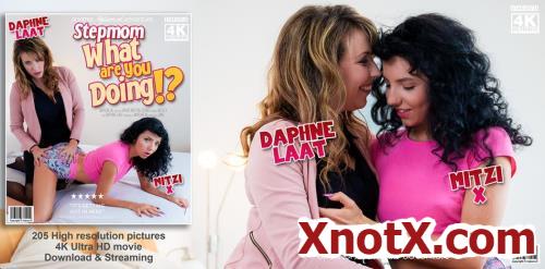 Daphne Laat (36), Mitzi X (19)  - Teeny babe Mitzi X gets seduced into hot lesbian sex by her hot stepmom Daphne Laat (FullHD/1080p) 18-01-2025